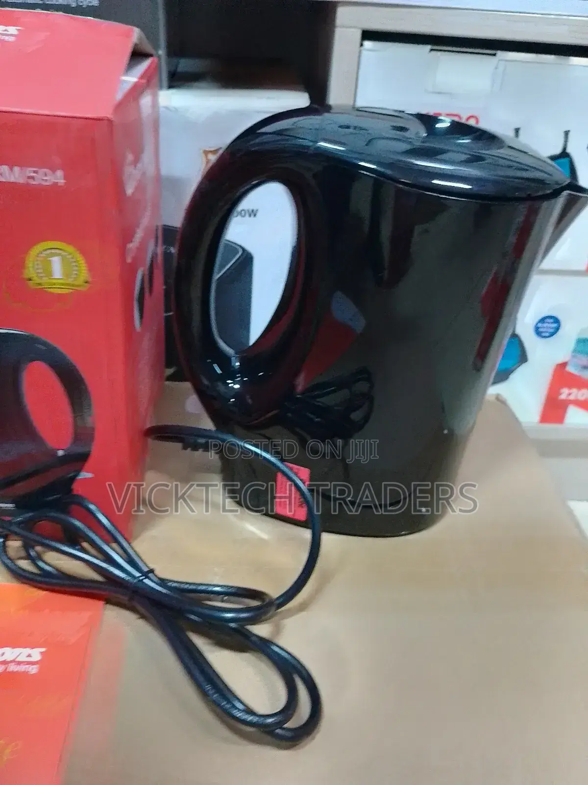 Kettle! Ramtons 1.7l Corded Kettle Rm 594(Black)