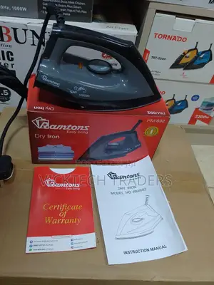 Ramtons Dry Iron Box Rm 692 With 1yr Warranty