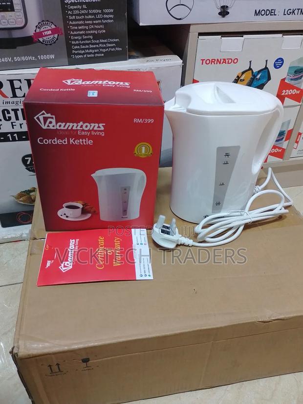 Electric Kettle! Ramtons 1.7l Corded Kettle Rm399 - thumbnail 2