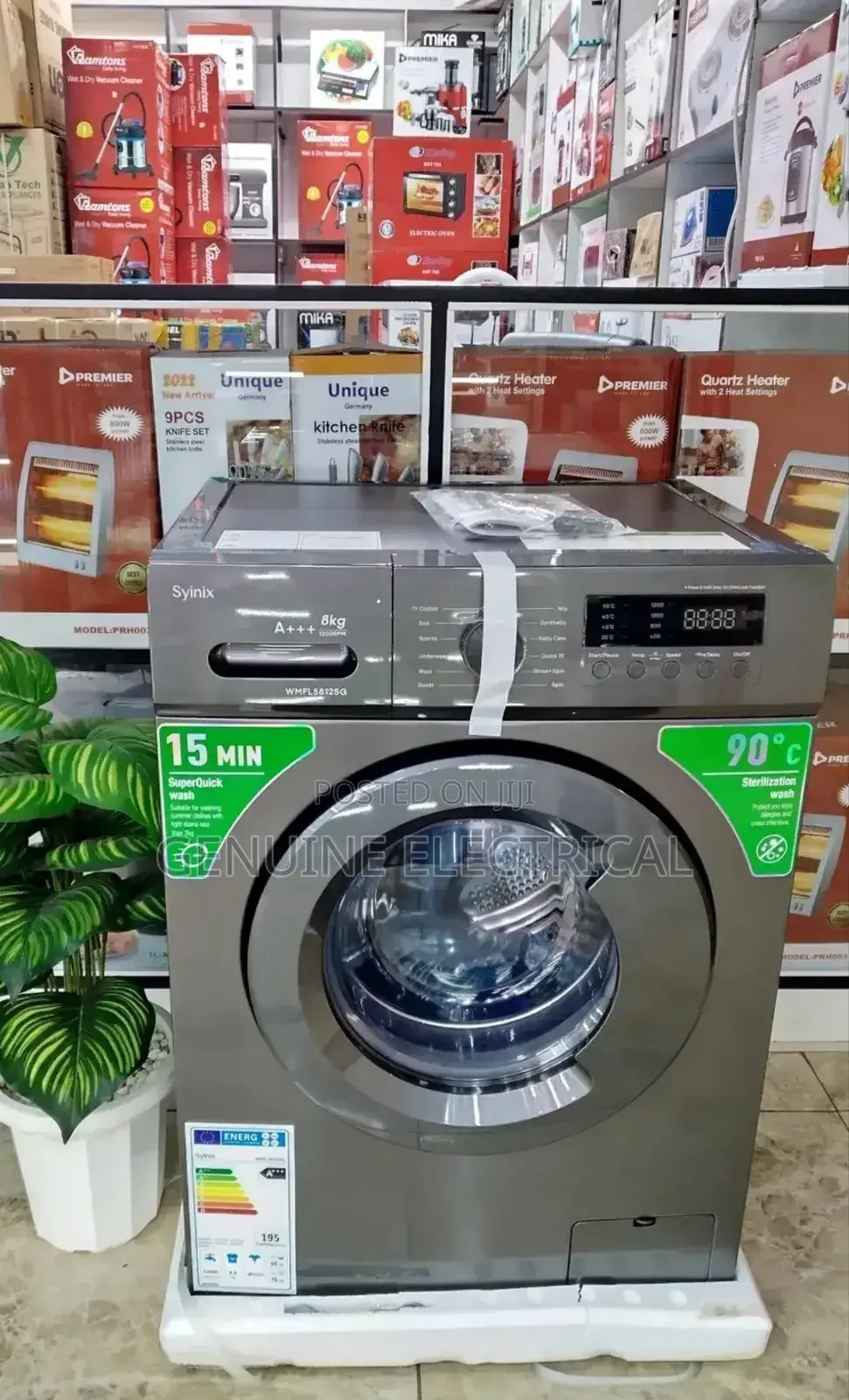 Wash Spin 8kg Front Load Washing Machine