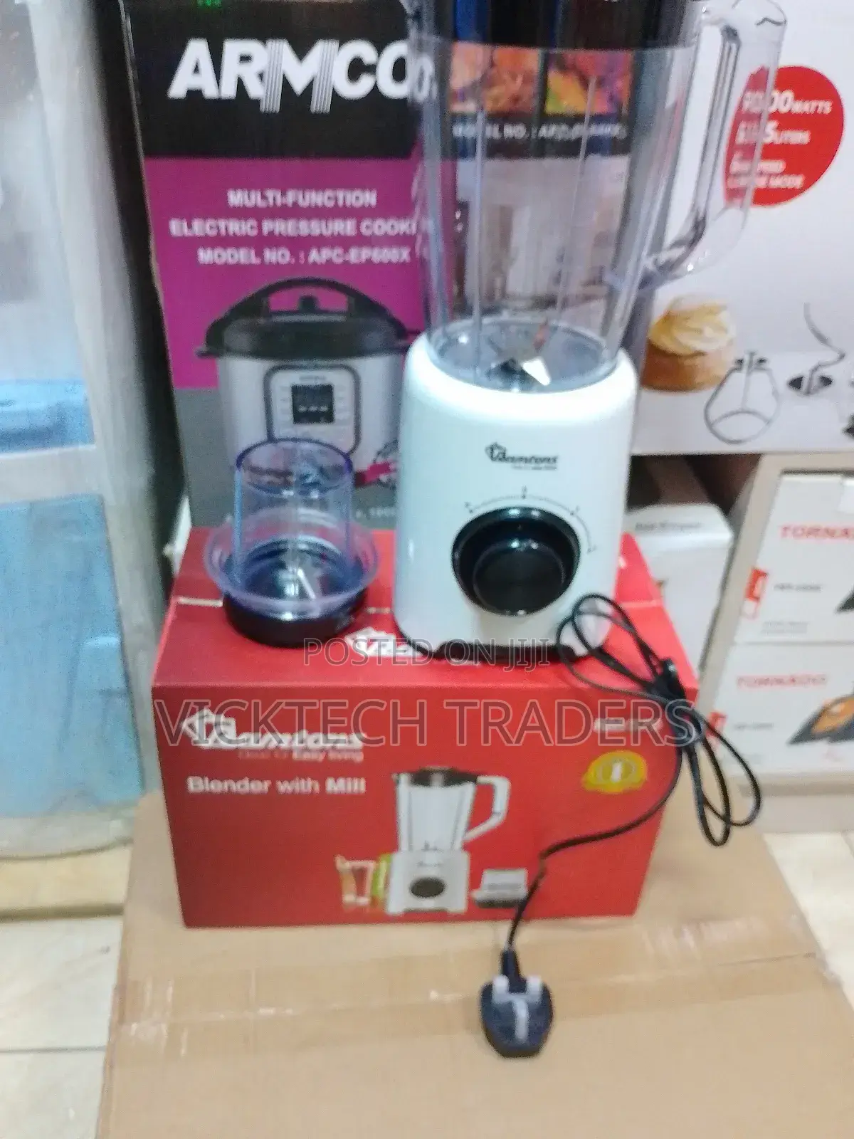 Blender! Ramtons 2 in 1 Blender With Mill -500w Rm579