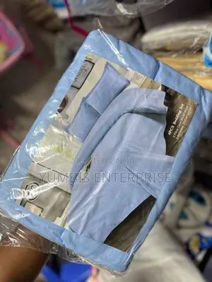 Sky Blue Stripped _$$Cotton-_ Bedsheets _ at 1500 a Set (6_6/7