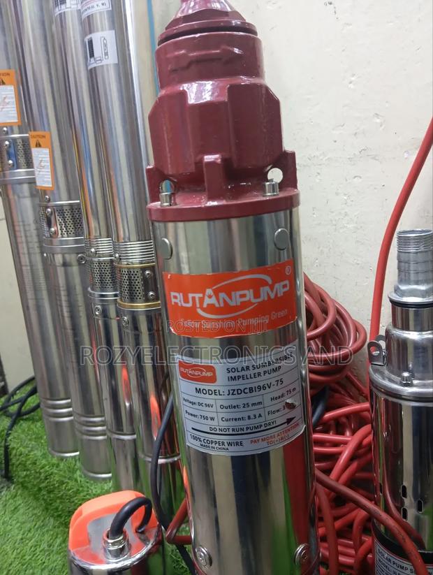 Submasible Solar Pump 750 Watts and 96v With 81 M Head