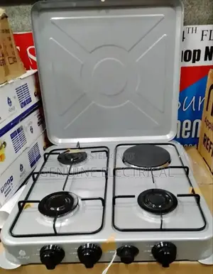 Table Top, 3 Gas One Electric Nunix 3+1 Table Top Cooker,