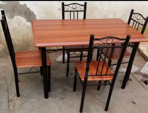 Brown Table and Chairs