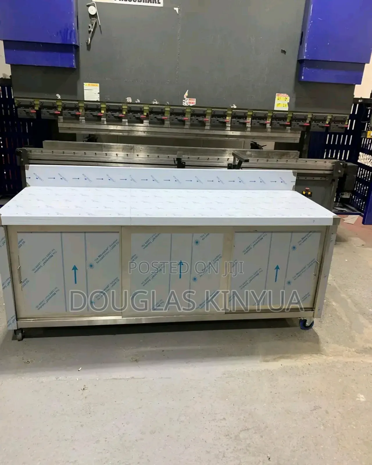 Ss. Stainless Steel Working Top Cabinet.