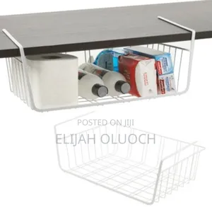 Black or White, Under Shelf Mesh Rack