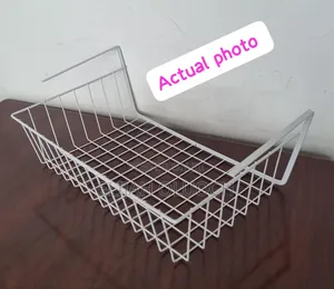 Black or White, Under Shelf Mesh Rack