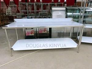 Stainless Steel Standing Working Table. - thumbnail 2