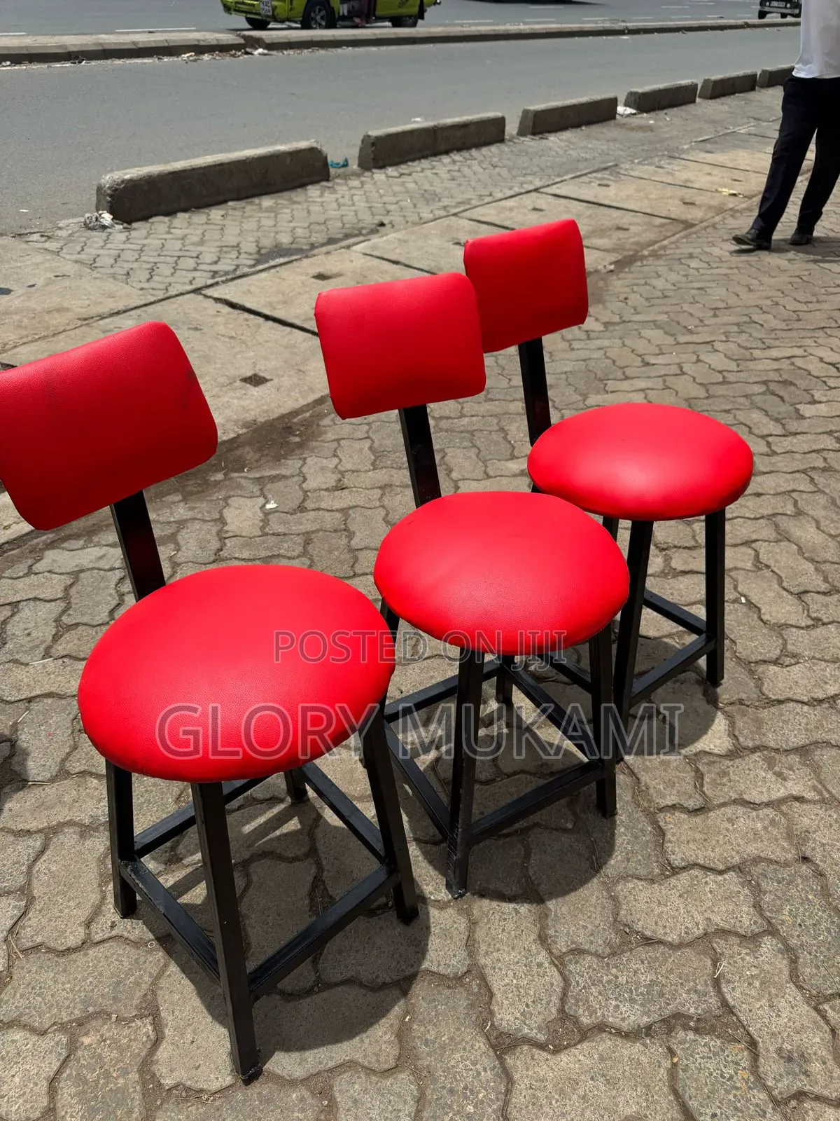 Restaurants And Bar Red Low Chairs