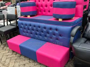 Blue Pink Pedicure Sofa - thumbnail 2