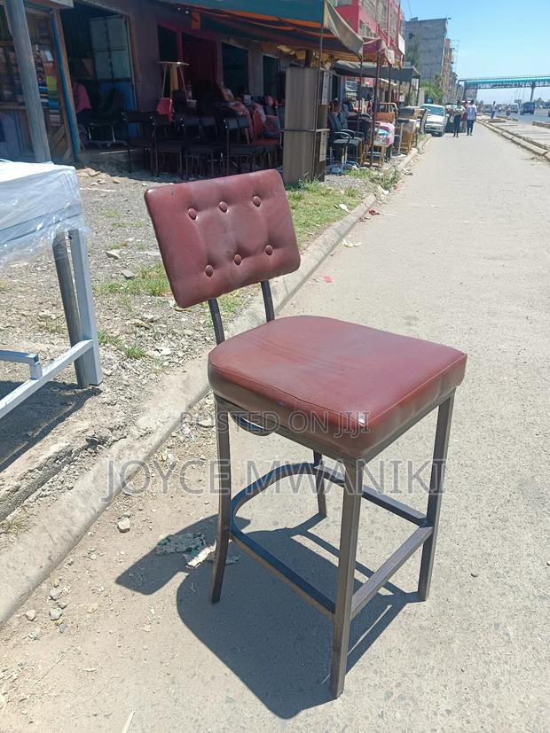 High Bar Chair or Counter Chair, Brown