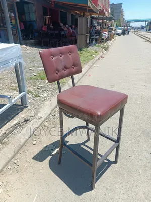 High Bar Chair or Counter Chair, Brown 