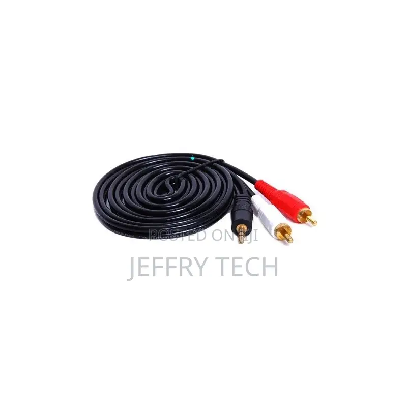 Stereo Male to 2x Rca Male Cable - 10m
