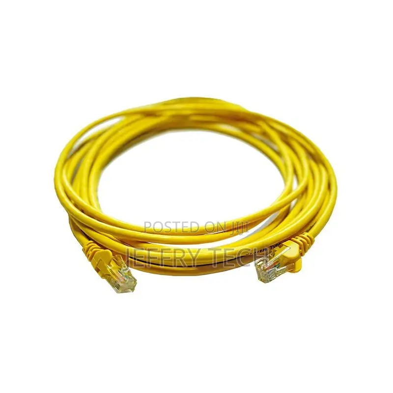 5m Utp Cat6 Flylead Yellow