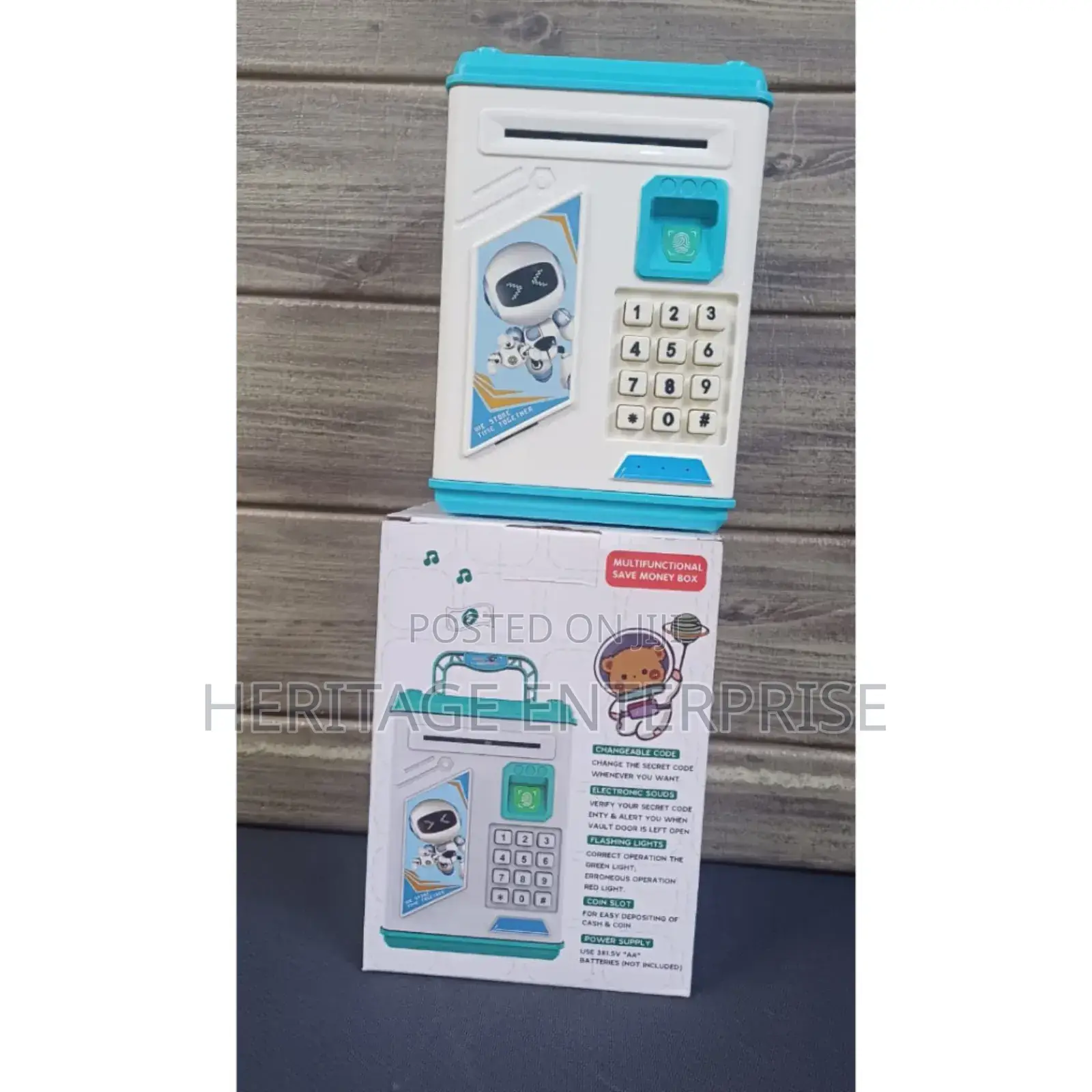 Piggy Bank With Finger Print