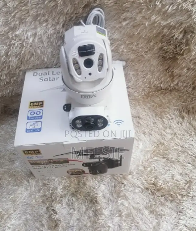 Ubox 4g Simcard PTZ Camera Solar 6mp CCTV Camera