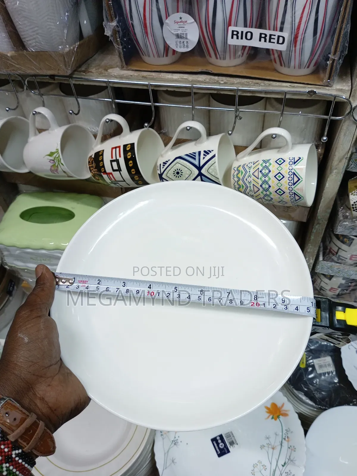 Melamine Plates/Restaurant Plates/12pc White Plate