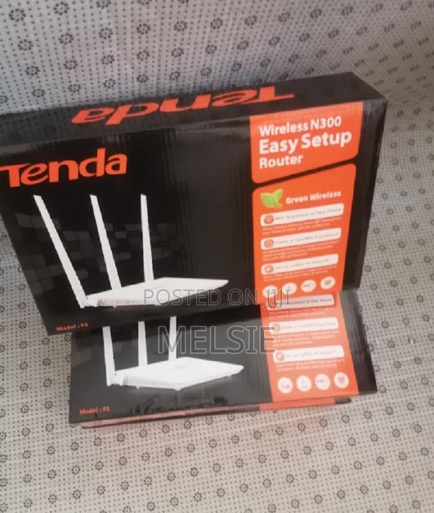 Tenda F3 N300 300 MBPS Wireless Wifi Router - main view