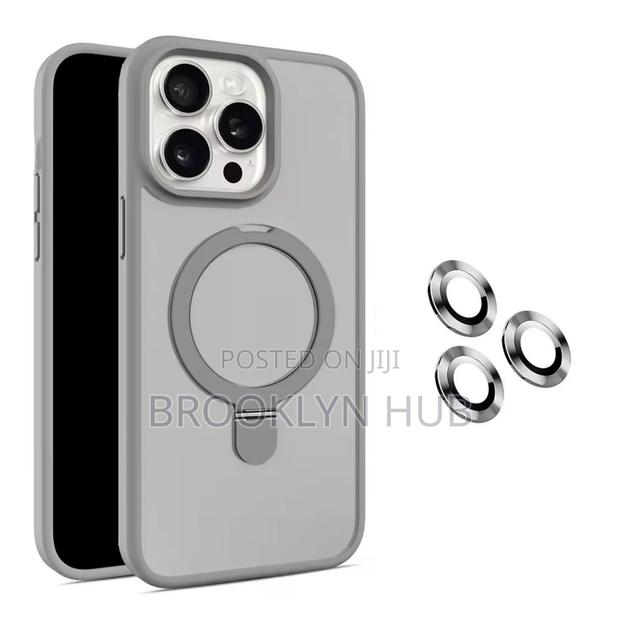 Clear iPhone 15 16 Promax Case With Free Lens Protector - thumbnail 2