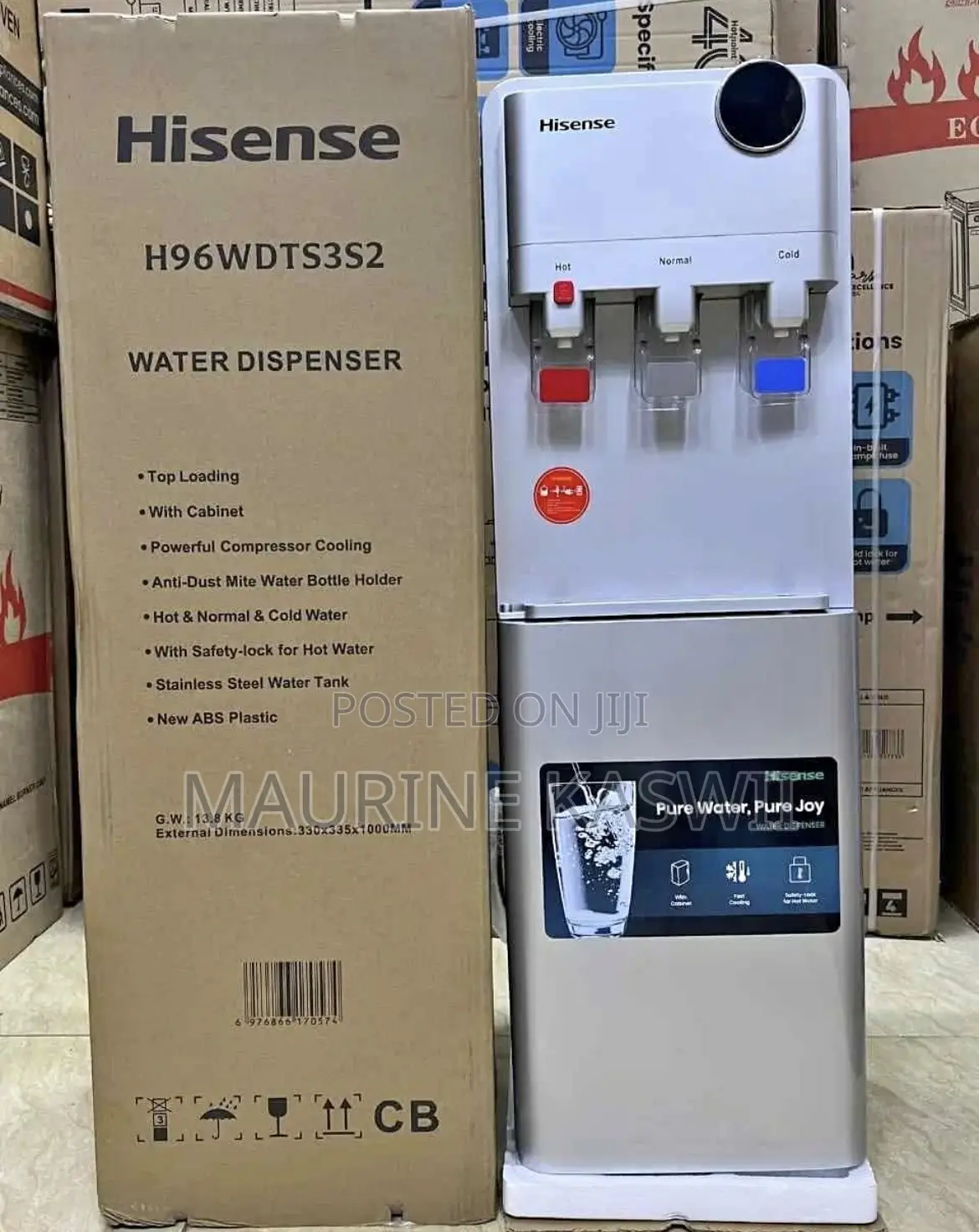 Hisense Dispenser Hot ,Normal Cold With Compressor
