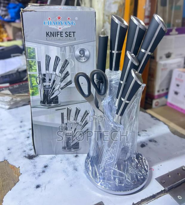 Knife Set 9 PCS Black