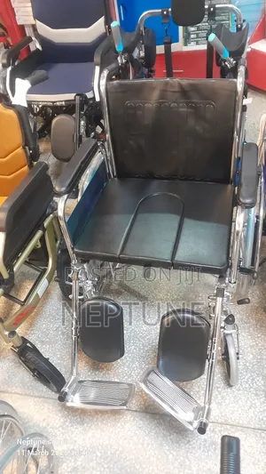 Commode Wheelchair Extra Wide.