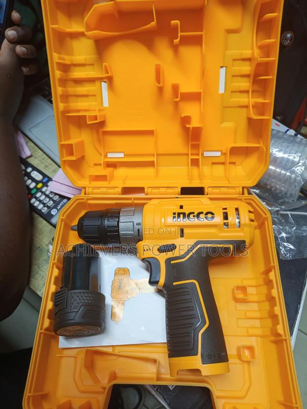 Ingco Drill With One 2 Batteries - main view