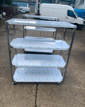 Stainless Steel Storage Rack (Stainless Kitchen Storage Rack - thumbnail 2