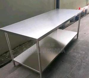 Island Stainless Steel Working Table. - main view