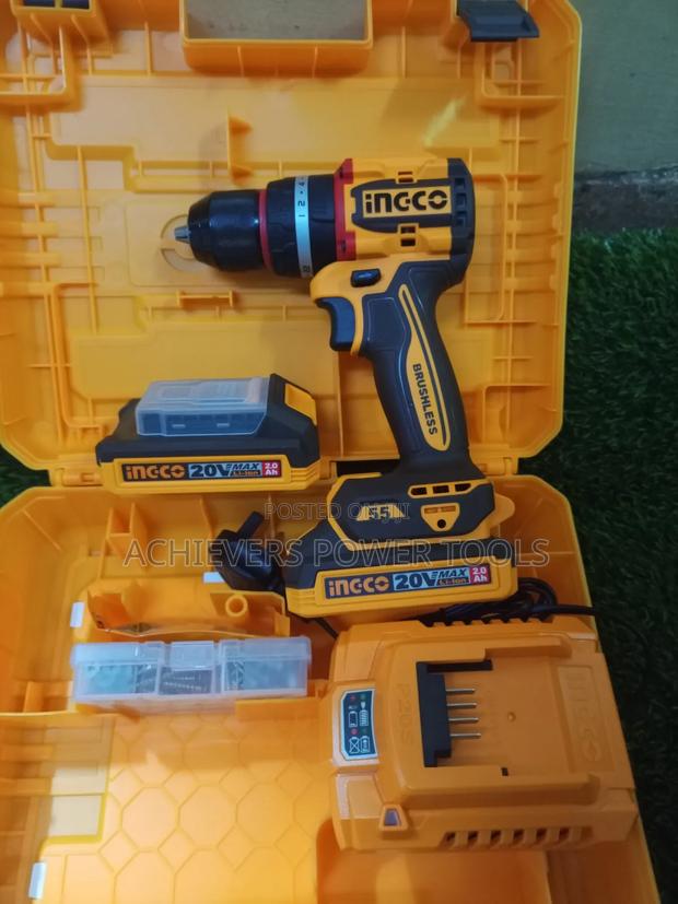 Brushless Ingco Drill - main view