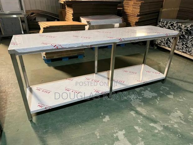 Stainless Steel Working Table ( Island Kitchen Table). - main view