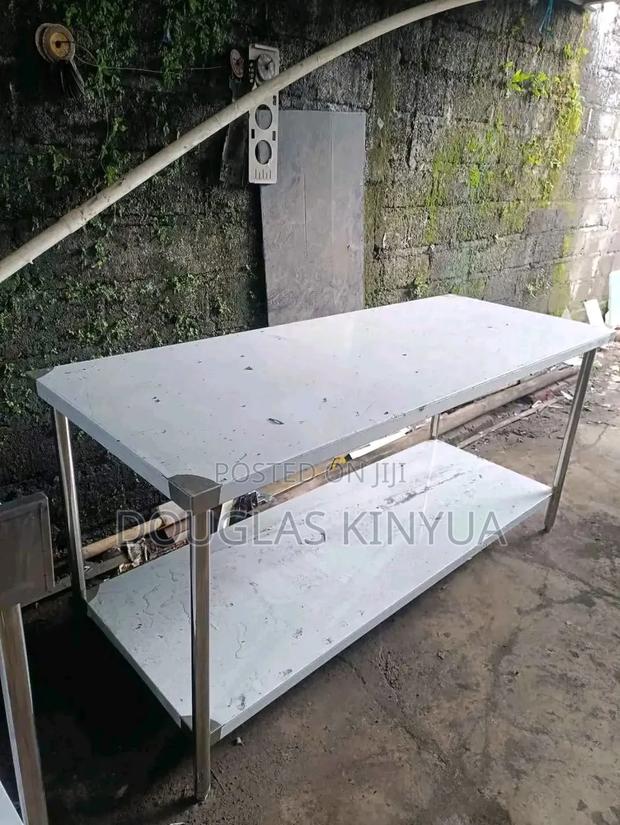 Wall Type Stainless Steel Working Table Heavy Duty. - main view