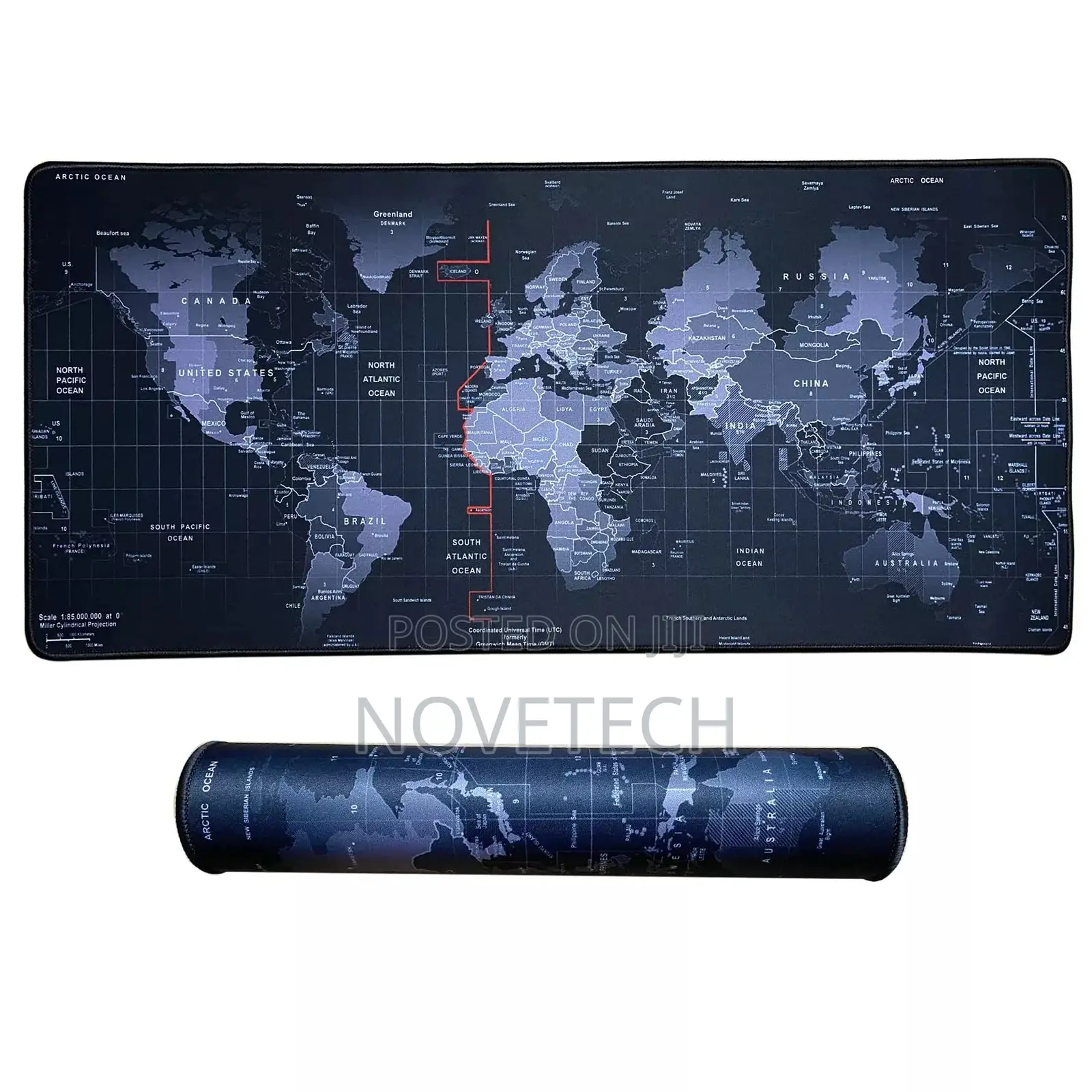 World Map Gaming Mouse Pad Desk Keyboard Mousepad Computer