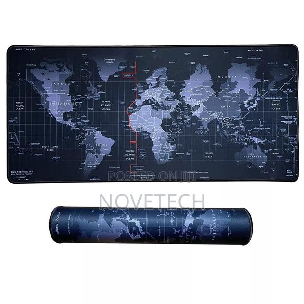 World Map Gaming Mouse Pad Desk Keyboard Mousepad Computer