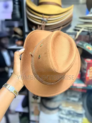 Brown Kids _Cowboy'' Hats Fits 4yrs Above