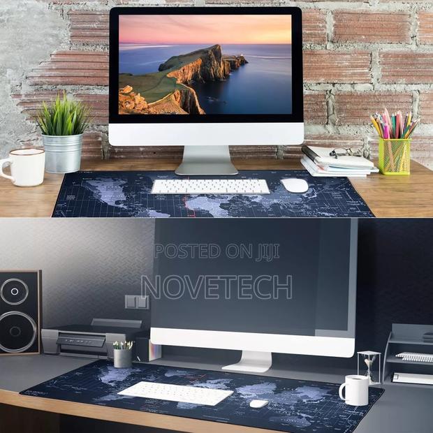 World Map Gaming Mouse Pad Desk Keyboard Mousepad Computer - thumbnail 2