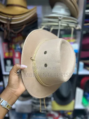 Beige Small Hat(Cowboy) for Kids Kes 600