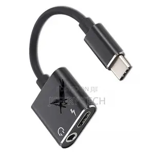2-in-1 Usb Type-C to 3.5mm Audio Jack and Usb Type-C Charger