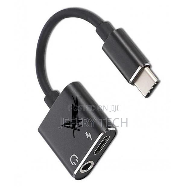 2-in-1 Usb Type-C to 3.5mm Audio Jack and Usb Type-C Charger