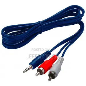 Aux Rca Cable - 3.5mm Stereo to Rca Male 1.5m