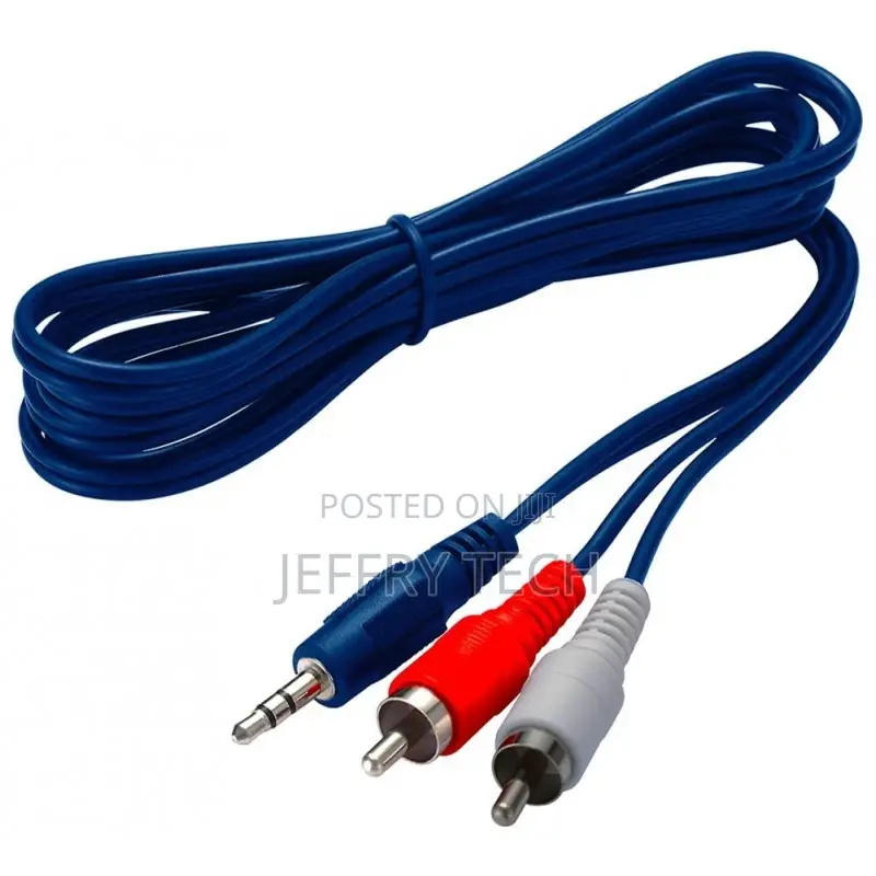 Aux Rca Cable - 3.5mm Stereo to Rca Male 1.5m