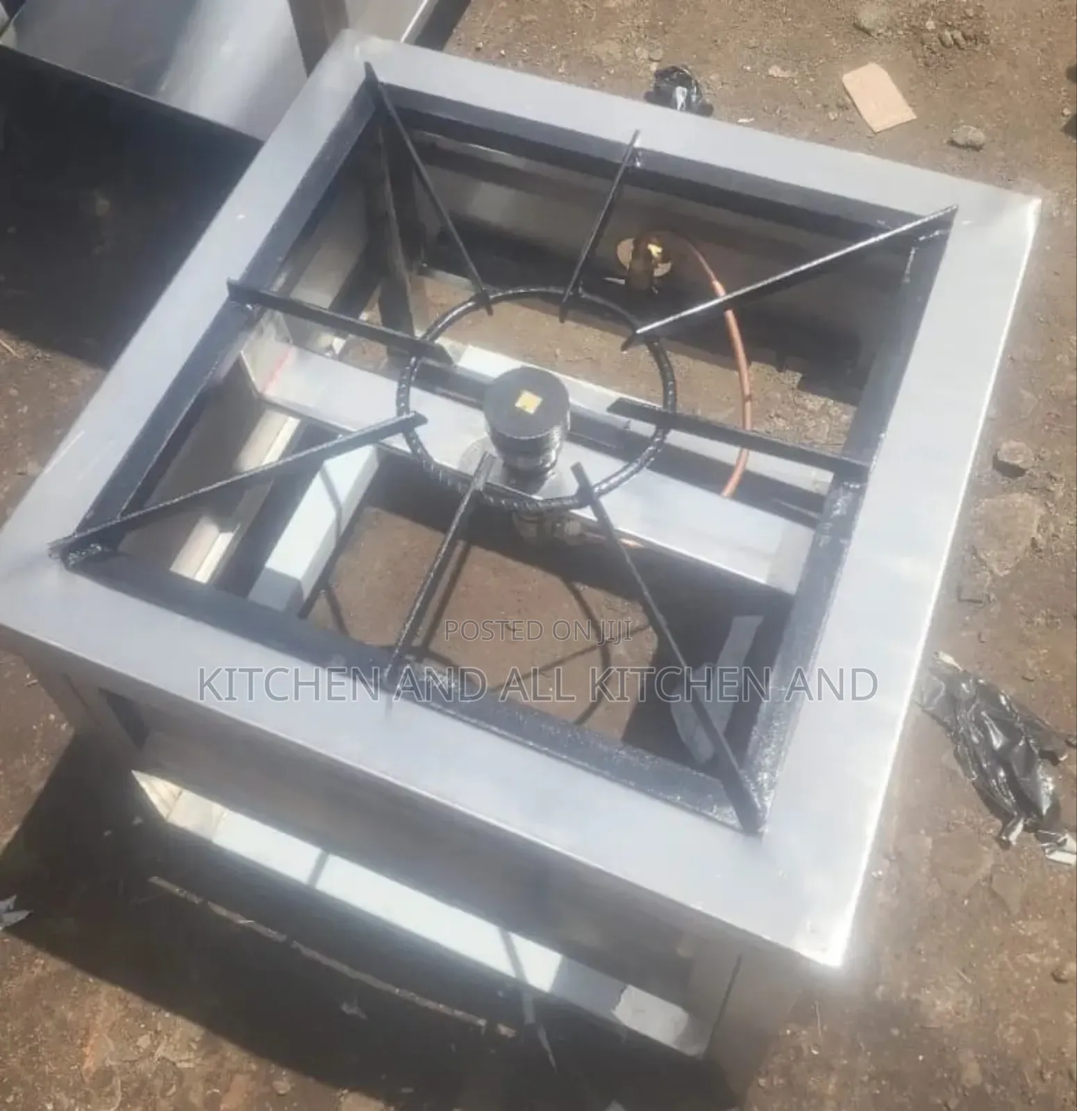 Single High Pressure Burner Ss Gas Cooker