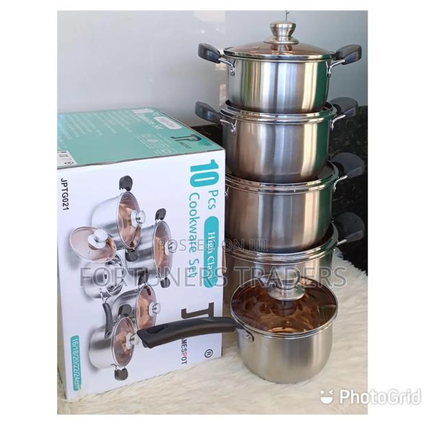 10 PCS Jp Stainless Cookware