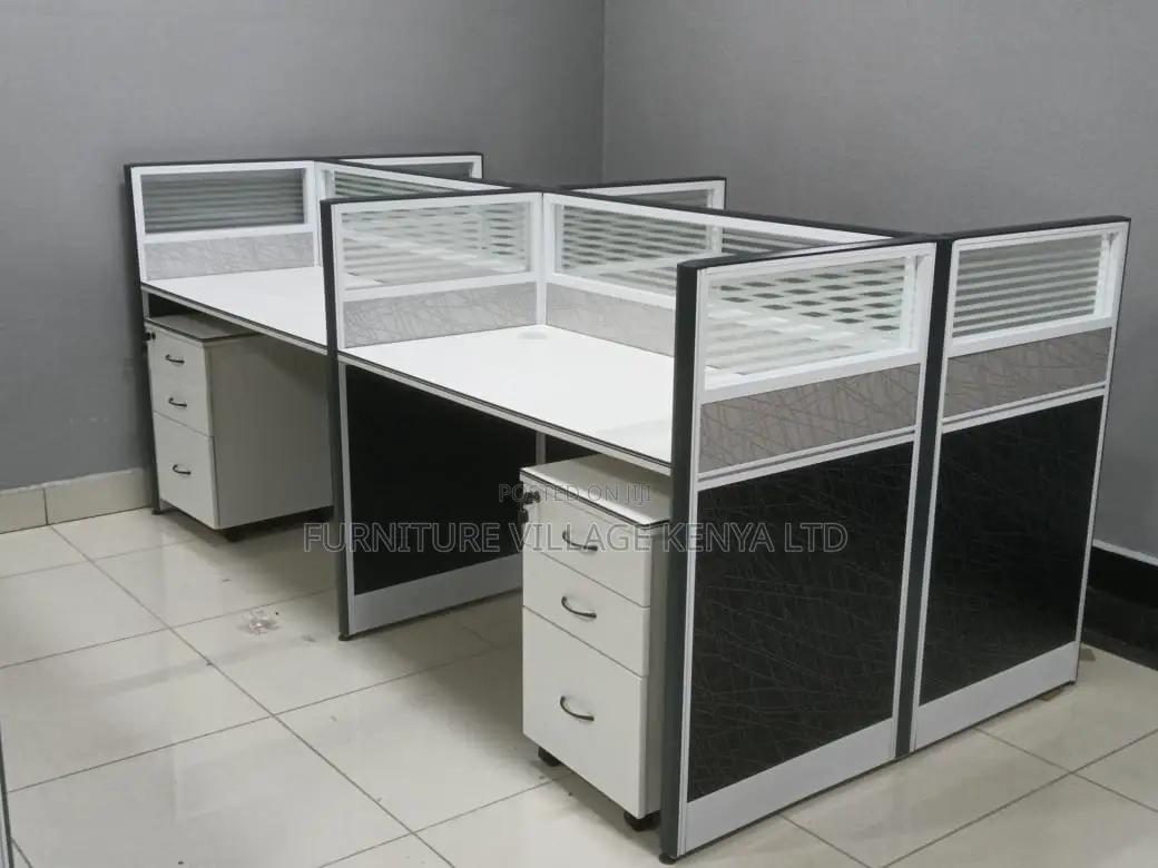 4-Way Modular Office Workstation; Affordable Workspaces