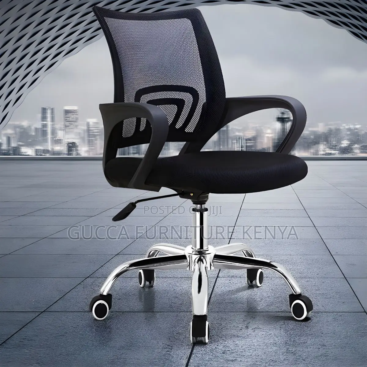 Office Chairs:Clerical Fixedarm Chair Adjustable Seat Height