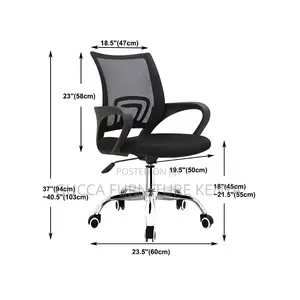 Office Chairs:Clerical Fixedarm Chair Adjustable Seat Height