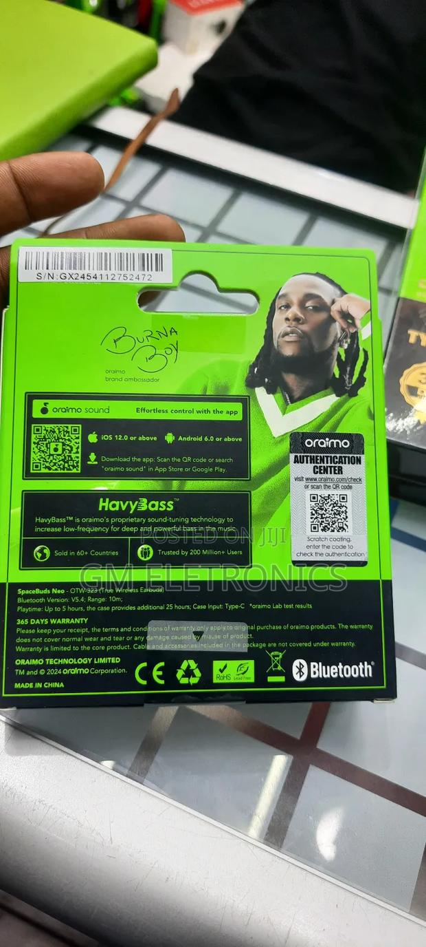 Original Oraimo Spacebuds Neo True Wireless Spatial Earbuds - thumbnail 2