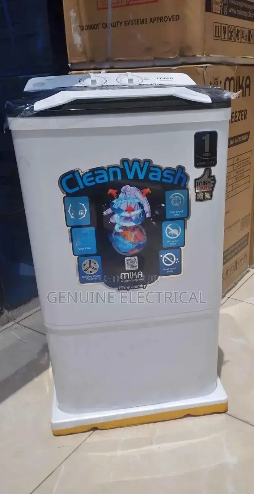 Mika Semi Automatic 6 Kg Top Load Single Tub Washing Machine