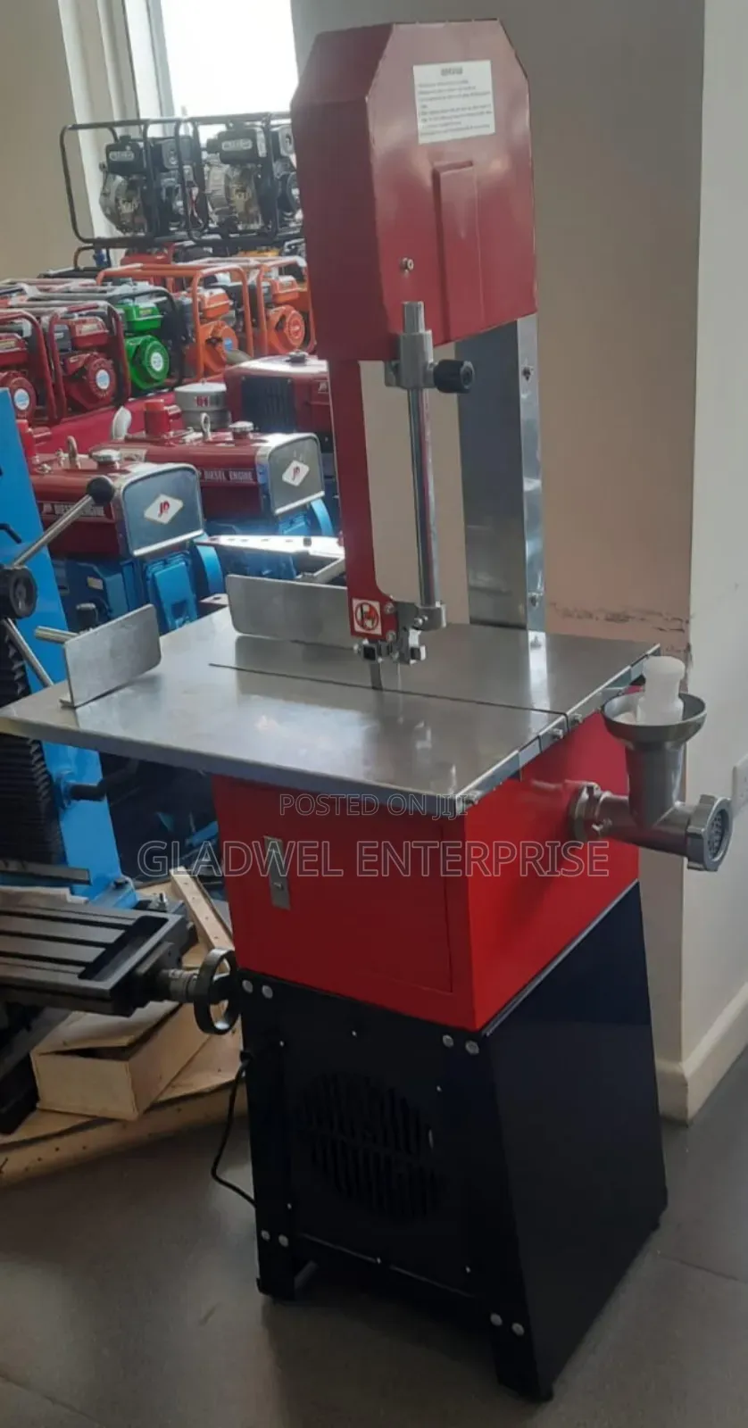 Milano Heavy Duty Born Saw Machine With Meat Mincer